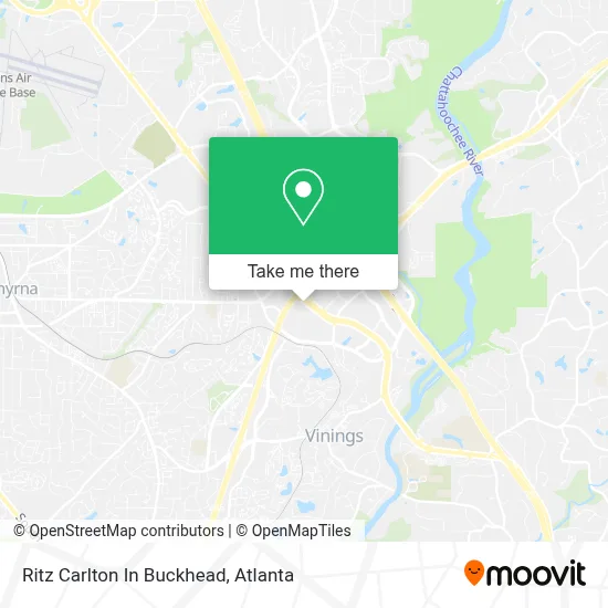 Ritz Carlton In Buckhead map