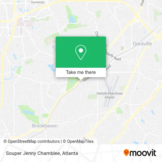 Souper Jenny Chamblee map
