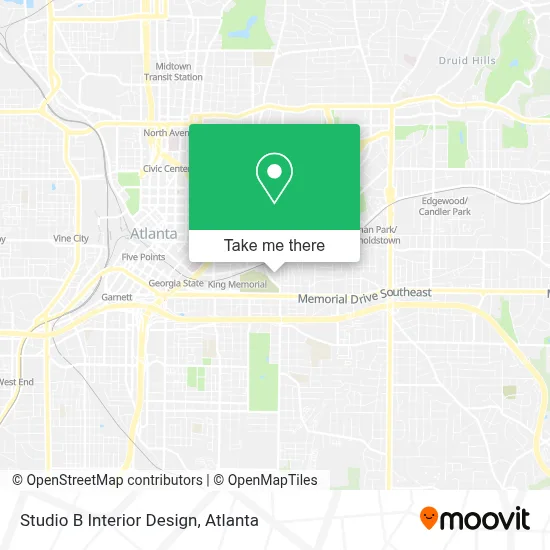 Studio B Interior Design map
