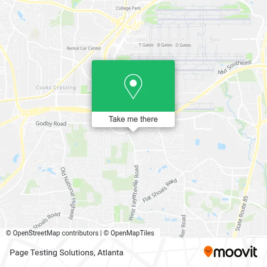 Page Testing Solutions map