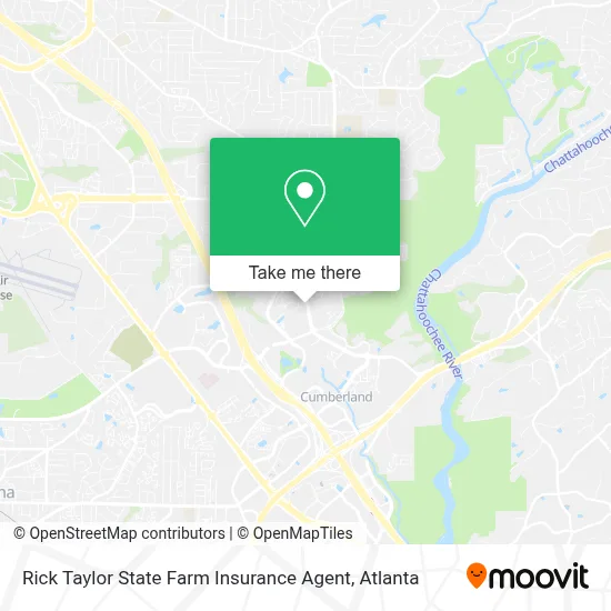Rick Taylor State Farm Insurance Agent map