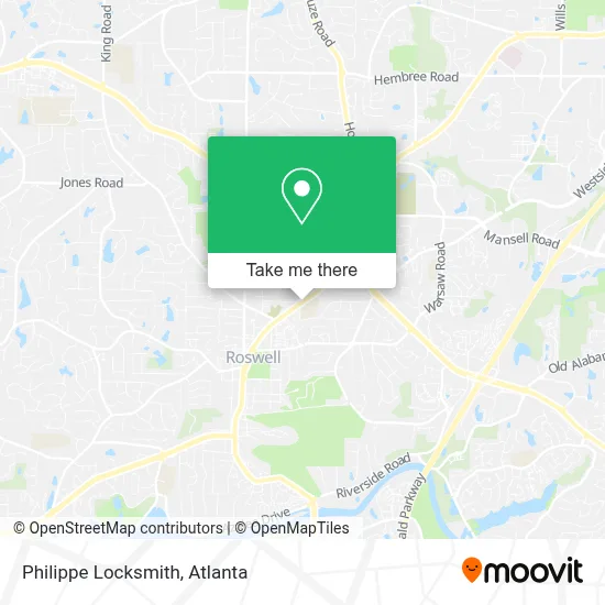 Philippe Locksmith map