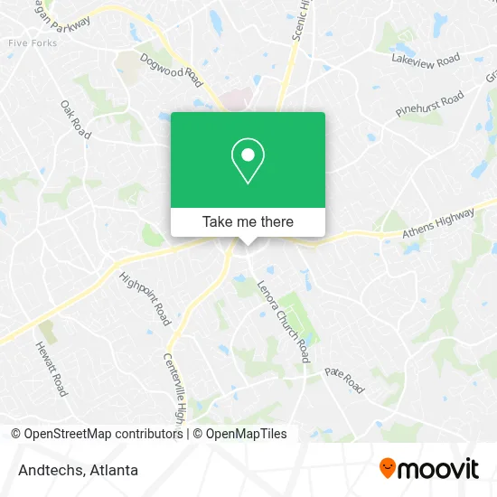 Andtechs map