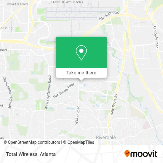 Total Wireless map