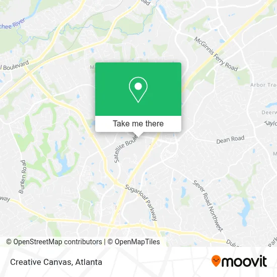 Creative Canvas map