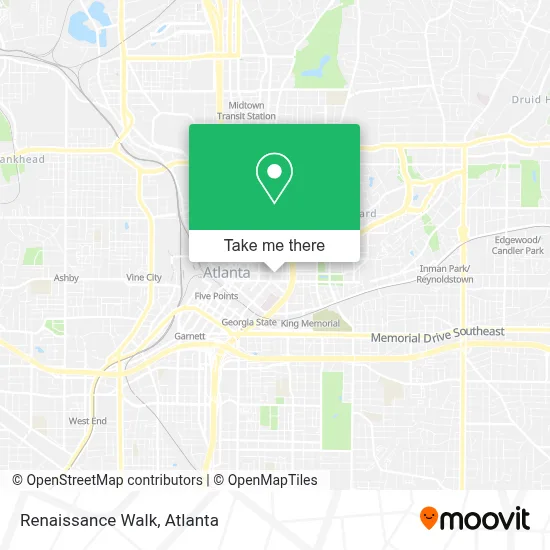 Renaissance Walk map