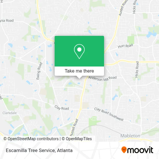 Escamilla Tree Service map
