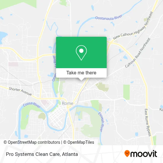Pro Systems Clean Care map