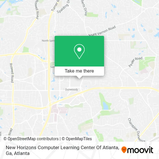 New Horizons Computer Learning Center Of Atlanta, Ga map