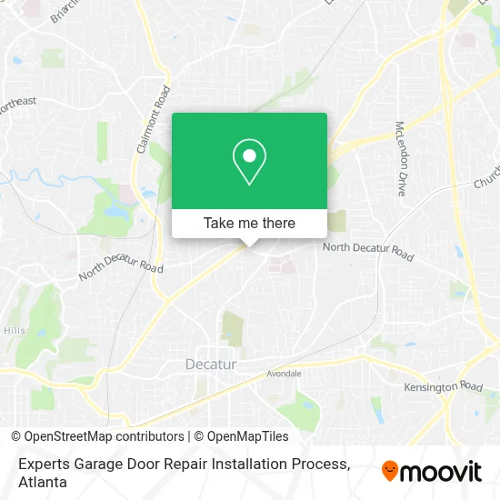 Experts Garage Door Repair Installation Process map