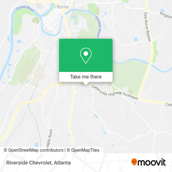 Riverside Chevrolet map