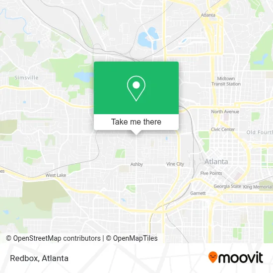 Redbox map