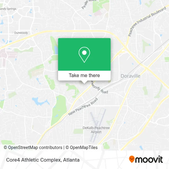 Core4 Athletic Complex map