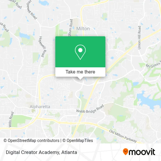 Digital Creator Academy map