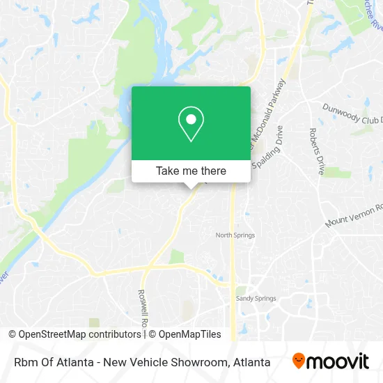 Rbm Of Atlanta - New Vehicle Showroom map