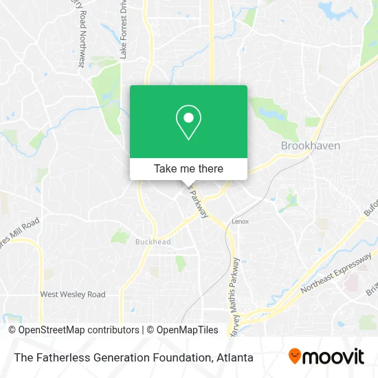 The Fatherless Generation Foundation map