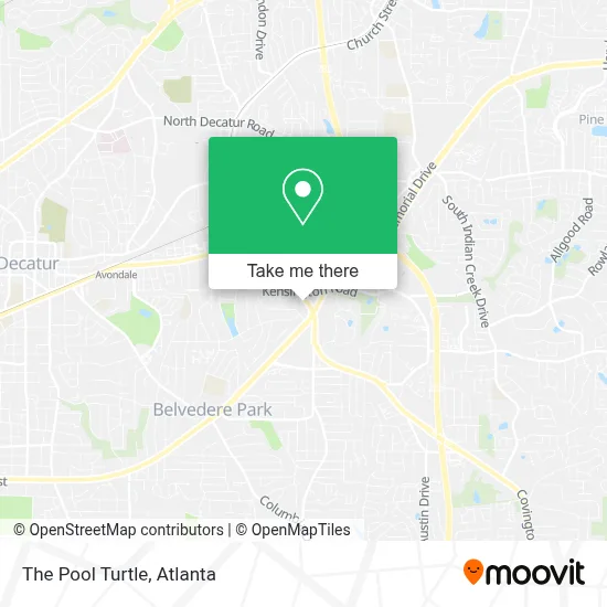 The Pool Turtle map
