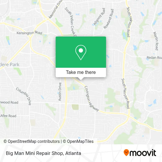 Big Man Mini Repair Shop map