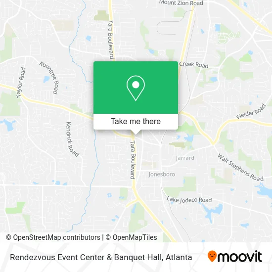 Rendezvous Event Center & Banquet Hall map