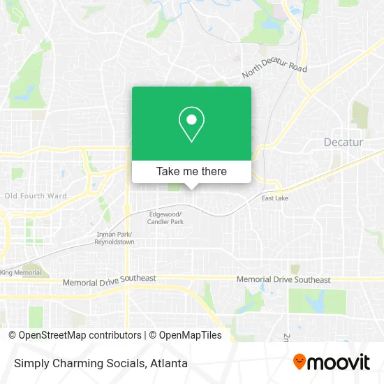 Simply Charming Socials map