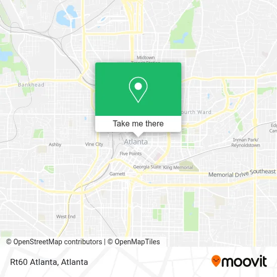 Rt60 Atlanta map