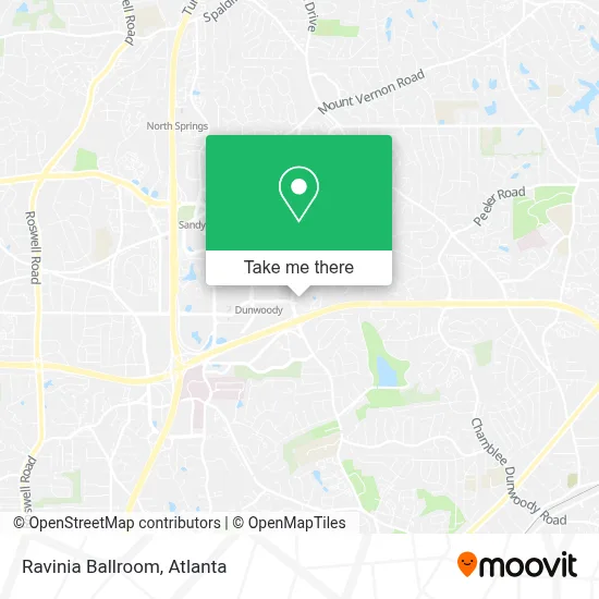 Ravinia Ballroom map
