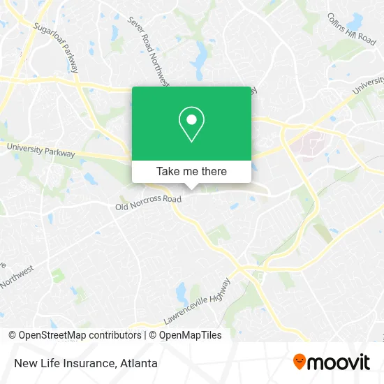 New Life Insurance map