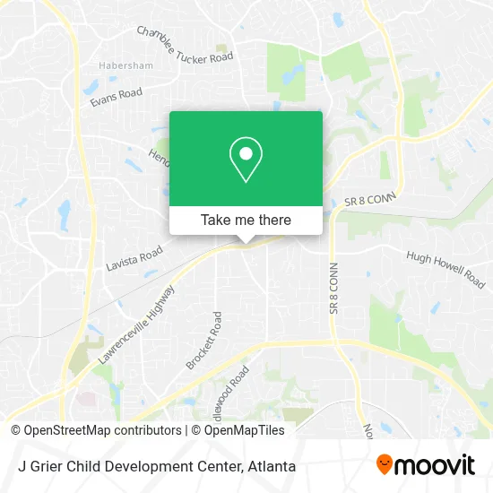 J Grier Child Development Center map