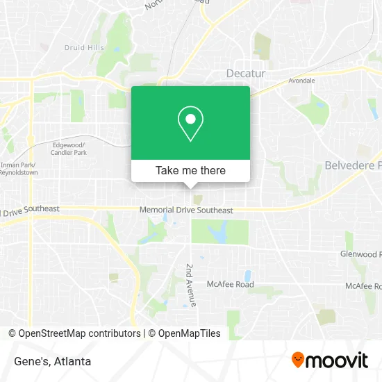 Gene's map