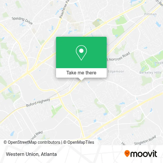Western Union map