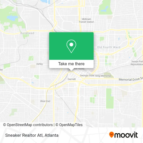 Sneaker Realtor Atl map