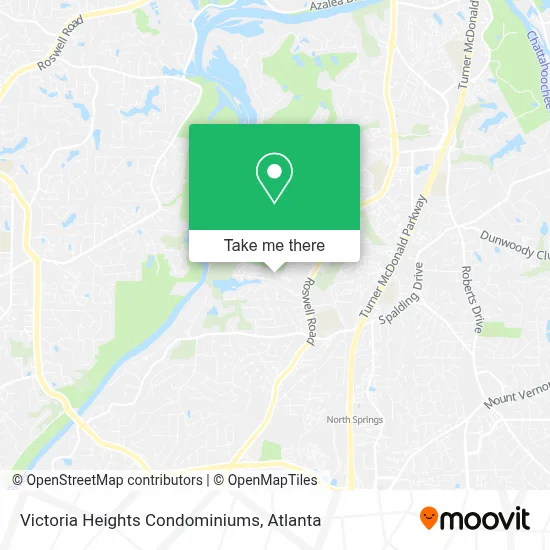 Victoria Heights Condominiums map