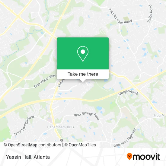 Yassin Hall map
