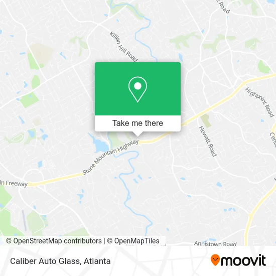 Caliber Auto Glass map