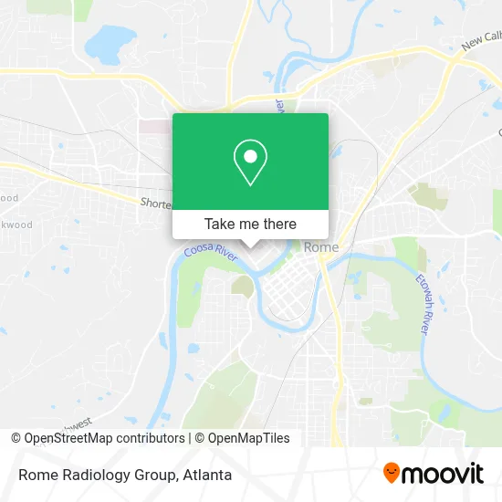 Rome Radiology Group map