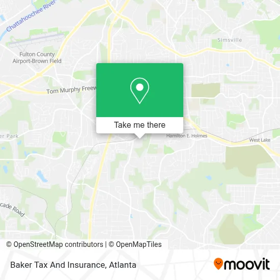 Baker Tax And Insurance map
