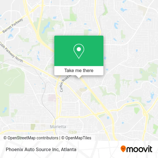 Phoenix Auto Source Inc map
