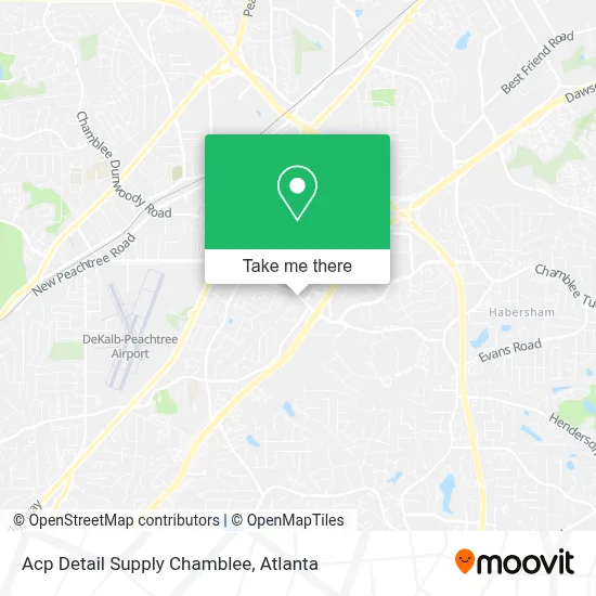 Acp Detail Supply Chamblee map