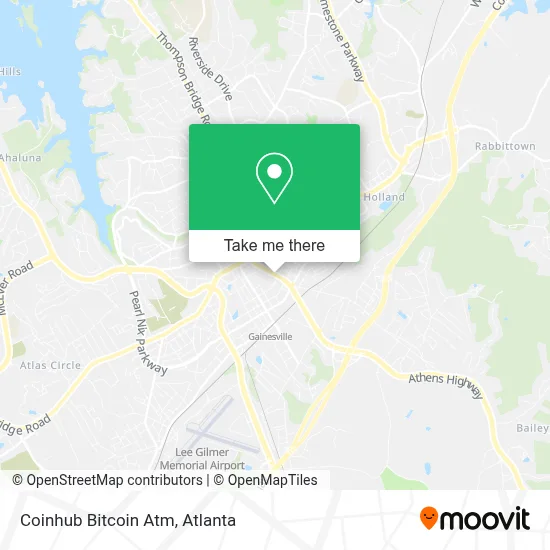 Coinhub Bitcoin Atm map