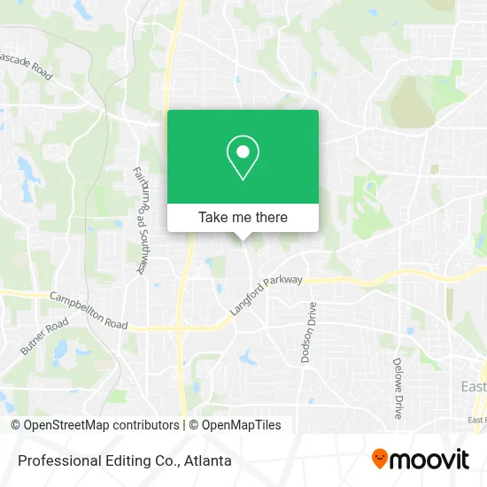 Professional Editing Co. map