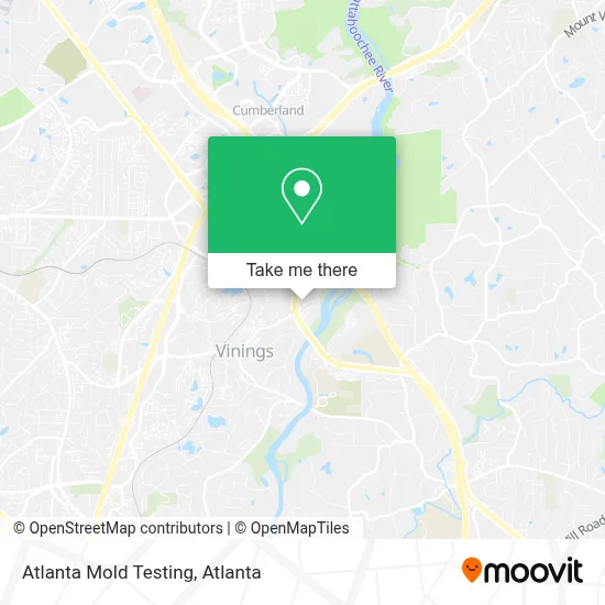 Atlanta Mold Testing map