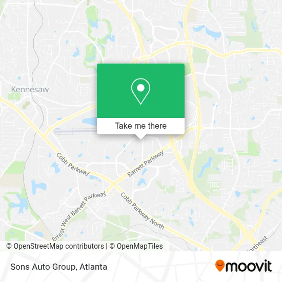 Sons Auto Group map