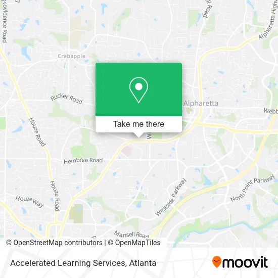 Accelerated Learning Services map