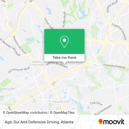 Aglc Dui And Defensive Driving map