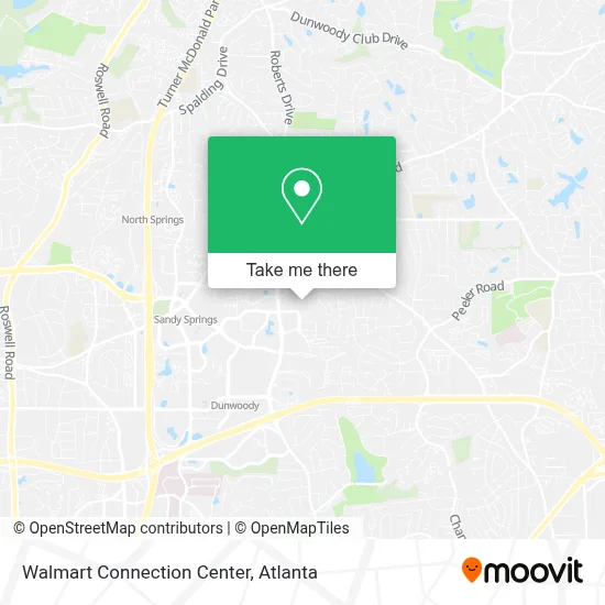 Walmart Connection Center map