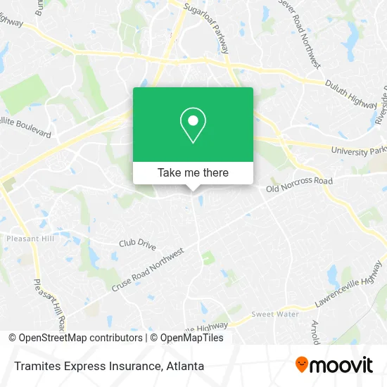 Tramites Express Insurance map