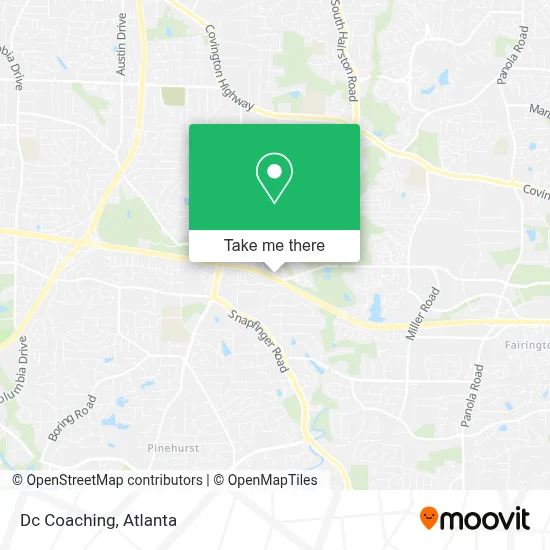 Dc Coaching map