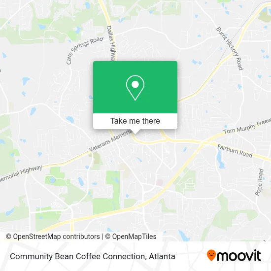Community Bean Coffee Connection map