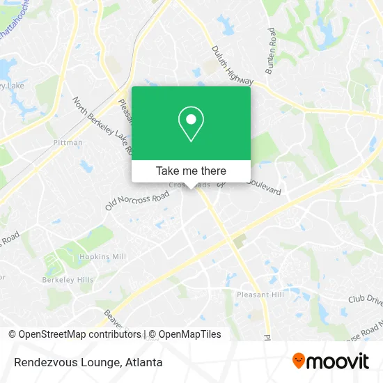 Rendezvous Lounge map