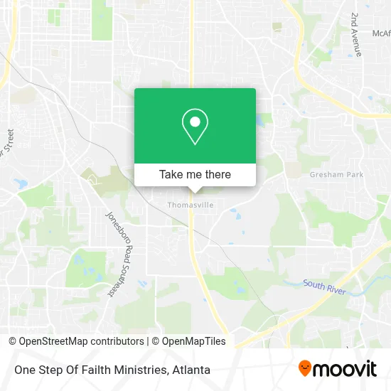 One Step Of Failth Ministries map